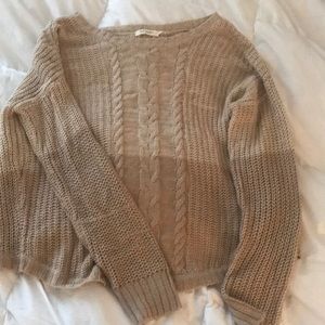 light tan sweater